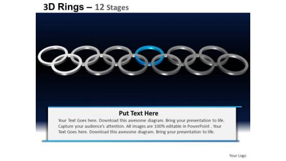 PowerPoint Process Success Rings Ppt Themes