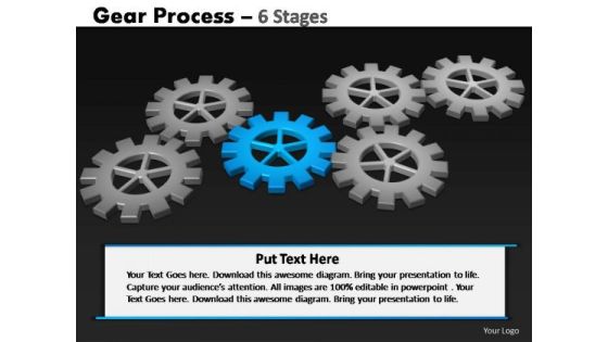 PowerPoint Process Teamwork Gears Process Ppt Backgrounds