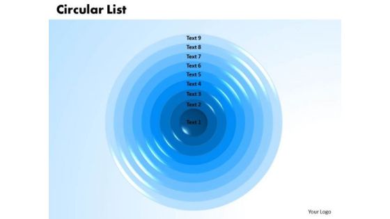 PowerPoint Slide Circular List Marketing Ppt Designs PowerPoint Slide Circular List Marketing Ppt Designs