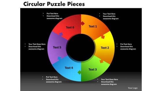 PowerPoint Slide Designs Circular Puzzle Pieces Growth Ppt Template PowerPoint Slide Designs Circular Puzzle Pieces Growth Ppt Template