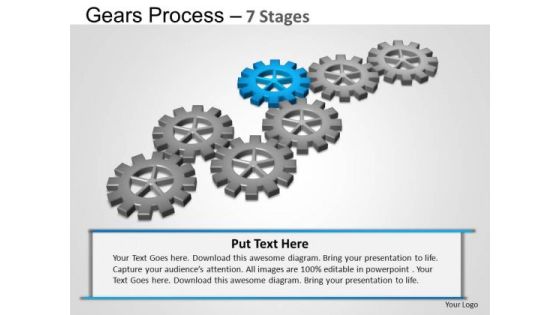 PowerPoint Slide Designs Company Gears Process Ppt Backgrounds