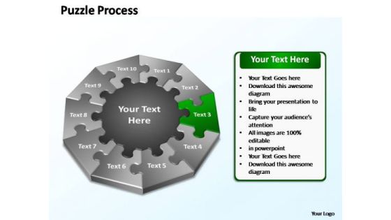 PowerPoint Slide Designs Growth Puzzle Business Ppt Design
