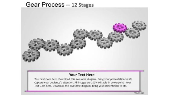 PowerPoint Slide Designs Marketing Gears Process Ppt Designs