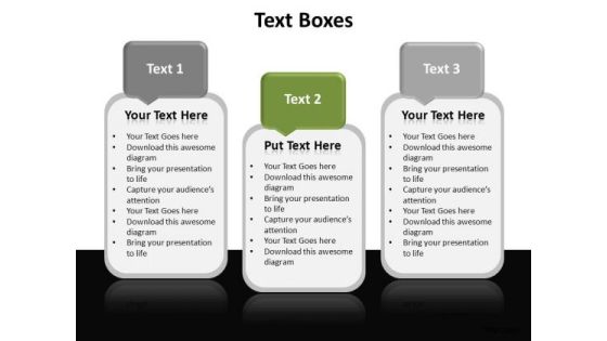 PowerPoint Slide Designs Success Textboxes Ppt Presentation