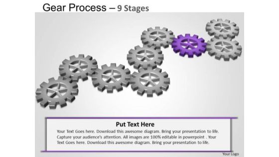 PowerPoint Slide Diagram Gears Process Ppt Template PowerPoint Slide Diagram Gears Process Ppt Template