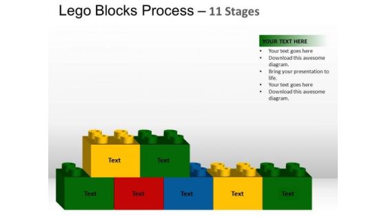 PowerPoint Slide Diagram Lego Blocks Ppt Template PowerPoint Slide Diagram Lego Blocks Ppt Template