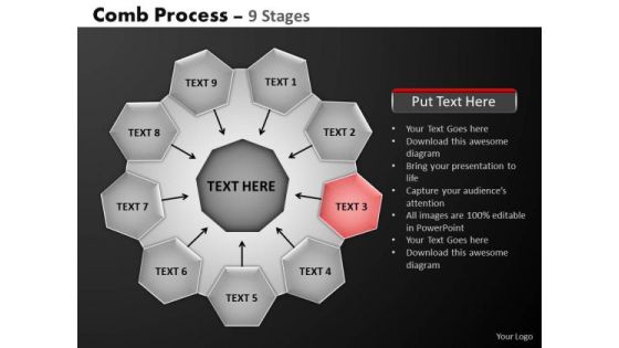 PowerPoint Slide Global Hub And Spokes Process Ppt Presentation