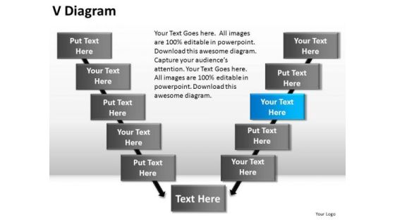 PowerPoint Slide Layout Download V Diagram Ppt Theme