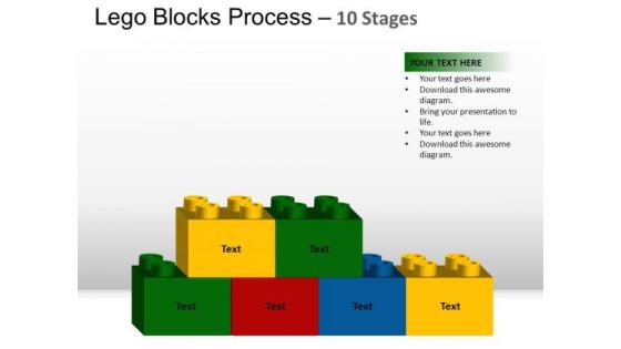PowerPoint Slide Teamwork Lego Blocks Ppt Design Slides