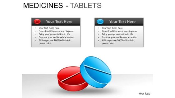 PowerPoint Slidelayout Chart Medicine Tablets Ppt Slide
