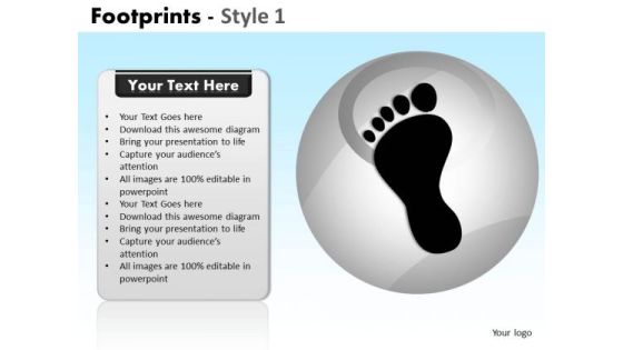 PowerPoint Slidelayout Company Competition Footprints Ppt Slides PowerPoint Slidelayout Company Competition Footprints Ppt Slides