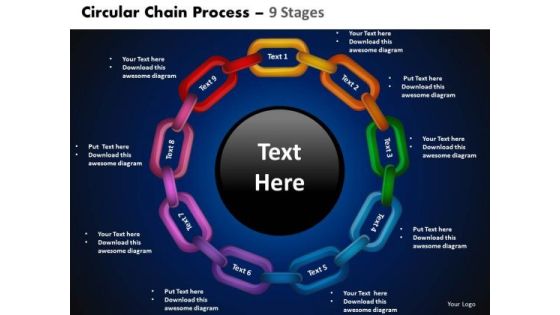 PowerPoint Slidelayout Cycle Process Circular Chain Ppt Template PowerPoint Slidelayout Cycle Process Circular Chain Ppt Template