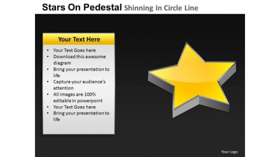 PowerPoint Slides Chart Pedestal Shinning Ppt Theme PowerPoint Slides Chart Pedestal Shinning Ppt Theme