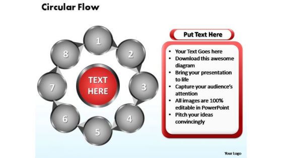 PowerPoint Slides Circular Flow Chart Ppt Layout