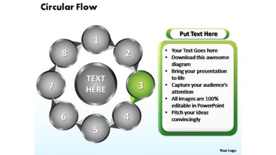 PowerPoint Slides Circular Flow Chart Ppt Theme