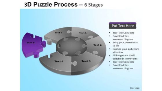 PowerPoint Slides Company Jigsaw Pie Chart Ppt Template PowerPoint Slides Company Jigsaw Pie Chart Ppt Template