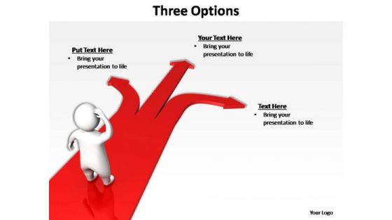 PowerPoint Slides Editable Three Options Ppt Backgrounds