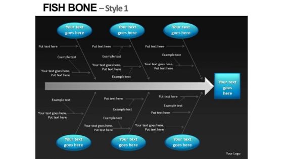 PowerPoint Slides Fishbone Diagrams Templates PowerPoint Slides Fishbone Diagrams Templates