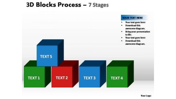 PowerPoint Slides Graphic Blocks Process Ppt Template PowerPoint Slides Graphic Blocks Process Ppt Template