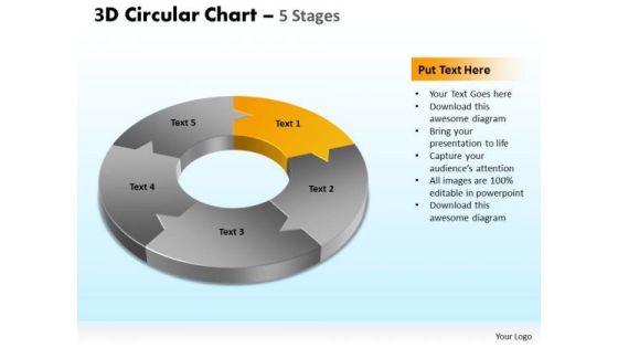 PowerPoint Slides Leadership Circular Chart Ppt Backgrounds