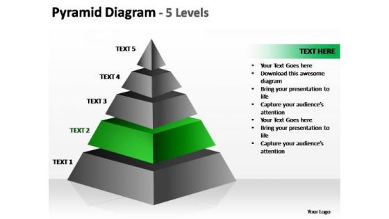 PowerPoint Slides Leadership Cone Diagram Ppt Slides
