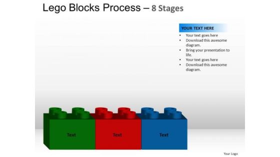 PowerPoint Slides Marketing Lego Blocks Ppt Template