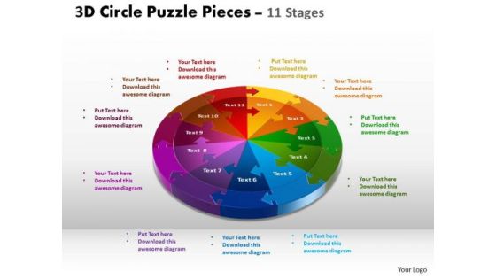 PowerPoint Template Chart Circle Puzzle Ppt Template PowerPoint Template Chart Circle Puzzle Ppt Template