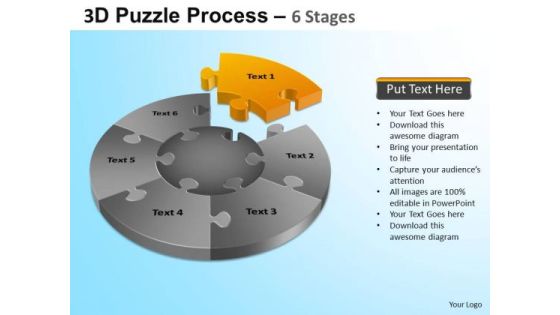 PowerPoint Template Company Jigsaw Pie Chart Ppt Slides PowerPoint Template Company Jigsaw Pie Chart Ppt Slides
