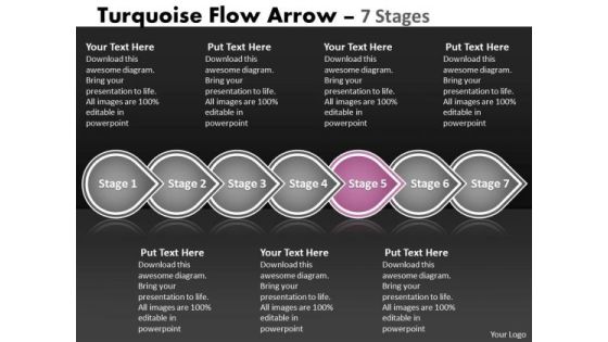 PowerPoint Template Continual Seven Stages Linear Flow Business Strategy Image PowerPoint Template Continual Seven Stages Linear Flow Business Strategy Image
