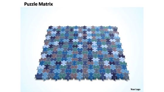 PowerPoint Template Graphic 16x16 Rectangular Jigsaw Puzzle Matrix Ppt Theme PowerPoint Template Graphic 16x16 Rectangular Jigsaw Puzzle Matrix Ppt Theme
