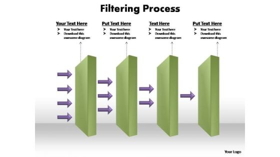 PowerPoint Template Leadership Filtering Process Ppt Slide Designs