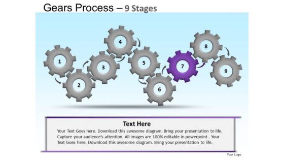 PowerPoint Template Leadership Gears Ppt Designs