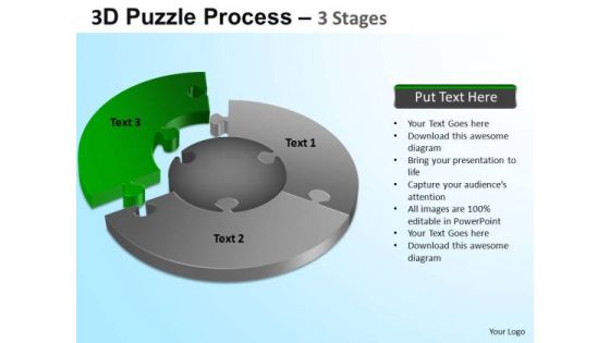 PowerPoint Template Process Jigsaw Pie Chart Ppt Theme PowerPoint Template Process Jigsaw Pie Chart Ppt Theme