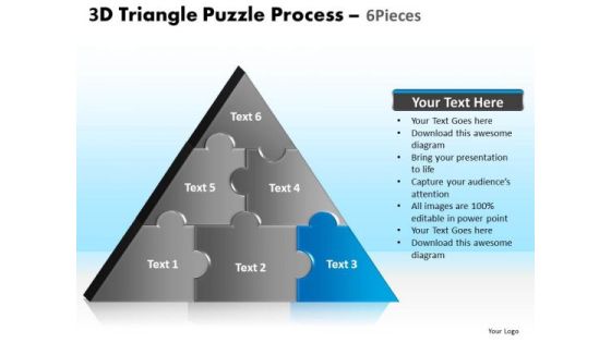 PowerPoint Template Success Triangle Puzzle Ppt Design PowerPoint Template Success Triangle Puzzle Ppt Design