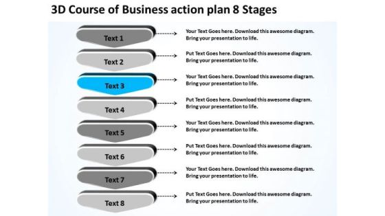 PowerPoint Templates Action Plan 8 Stages Free Examples Of Business Plans Slides PowerPoint Templates Action Plan 8 Stages Free Examples Of Business Plans Slides