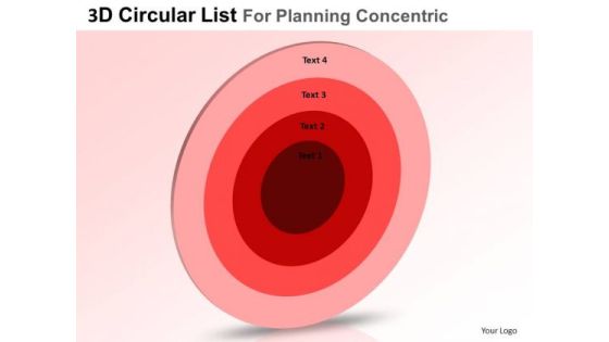 PowerPoint Templates Business List For Planning Core Diagrams Ppt Designs
