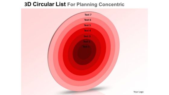 PowerPoint Templates Business List For Planning Core Diagrams Ppt Layouts