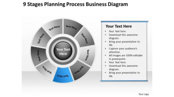 PowerPoint Templates Free Download Diagram Business Plan Sample Slides