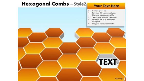 Hexagon Combs PowerPoint Templates Hexagon Combs PowerPoint Templates