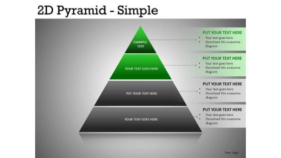 PowerPoint Templates Pyramids 4 Layers