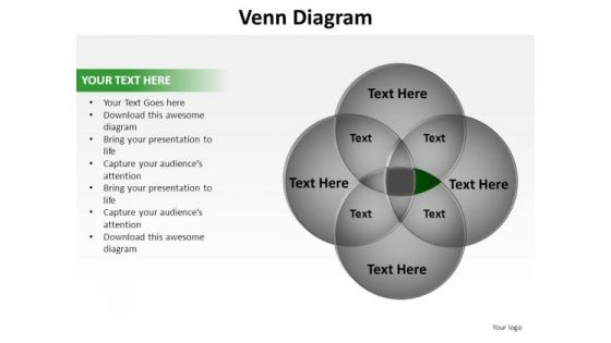 PowerPoint Templates Sales Venn Diagram Ppt Backgrounds