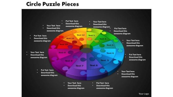 PowerPoint Theme Circle Puzzle Business Ppt Designs PowerPoint Theme Circle Puzzle Business Ppt Designs