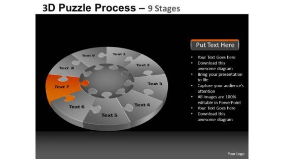 PowerPoint Theme Growth Pie Chart Puzzle Process Ppt Slide PowerPoint Theme Growth Pie Chart Puzzle Process Ppt Slide