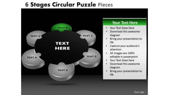 PowerPoint Themes Business Circular Puzzle Ppt Slide PowerPoint Themes Business Circular Puzzle Ppt Slide