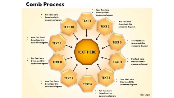 PowerPoint Themes Comb Process Business Ppt Slides PowerPoint Themes Comb Process Business Ppt Slides