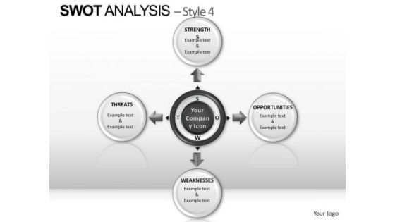 PowerPoint Themes Leadership Swot Analysis Ppt Process