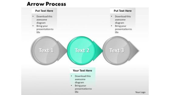 Ppt 3 PowerPoint Slide Numbers Text Circle Forging Process Slides Templates