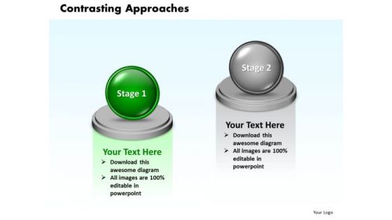 Ppt 3d Animated 2 Circular Contrasting Approaches PowerPoint Templates Ppt 3d Animated 2 Circular Contrasting Approaches PowerPoint Templates