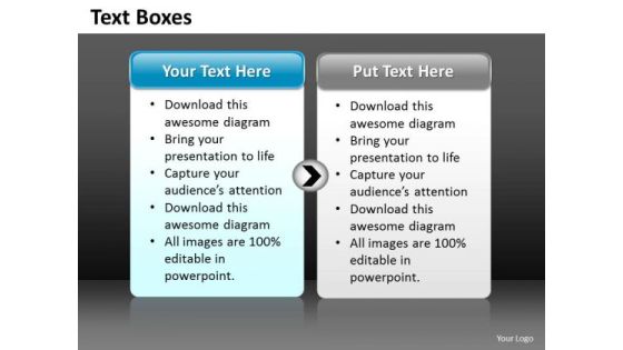 Ppt A Simple 2 Stage Process Editable Business Plan PowerPoint Templates
