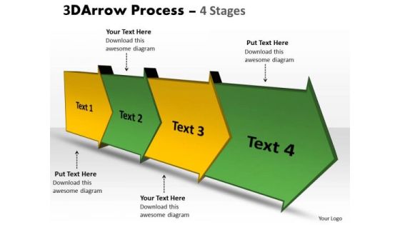 Ppt Background 3d 4 Power Point Stage Free Corporate Presentation Arrow Progression 1 Image